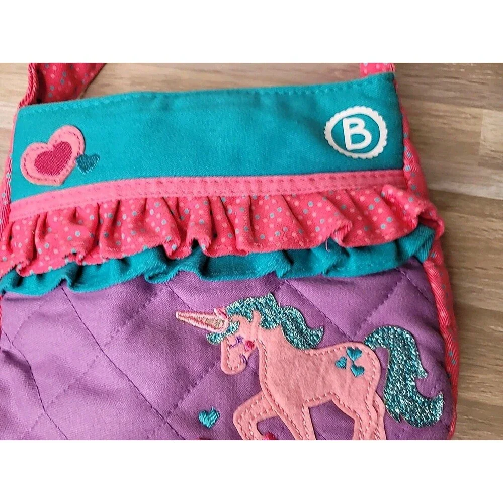 Stephen‎ Joseph Quilted Unicorn Purse for Girls Pink Purple - Cute!